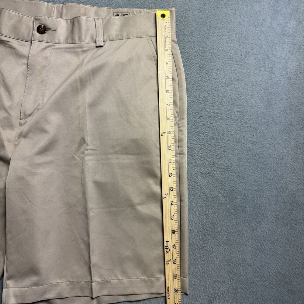 Adidas Climalite Mens 38 Chino Golf Shorts Beige Lightweight Performance EUC - Picture 7 of 10